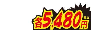 各5480円